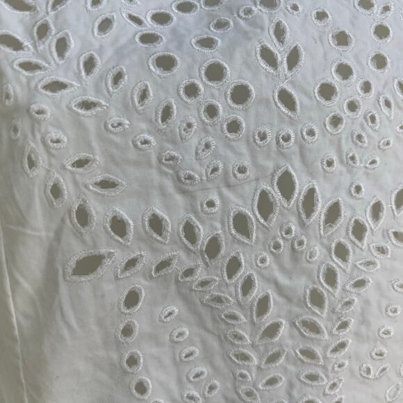 Opening Ceremony x Chloe Sevigny Cropped Eyelet Tank Top White - Picture 7 of 10